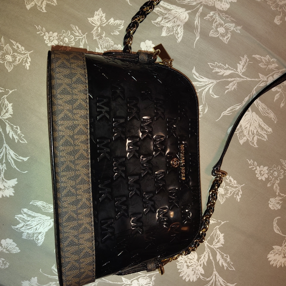 Michael Kors Black and Brown Women's Bag